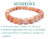 Sunstone Beaded Crystal Bracelet